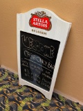Stella Beer Sandwich Board Chalkboard Sign