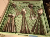 20 NSF Stainless Steel Serving Spoons, Various Types
