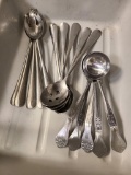 Fifteen Stainless Steel Serving Spoons