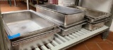 10 Full Size Stainless Steel Steam Pans