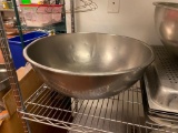 Large 21in Stainless Steel Mixing Bowl