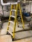 6-Foot Fiberglass Step Ladder w/ Aluminum Treads