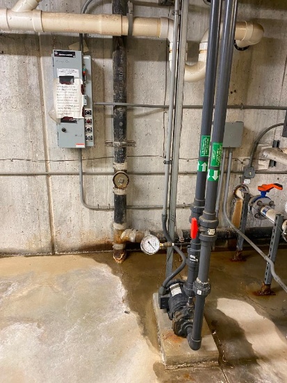 Water Park Chemical Booster Pump Starter, GE 300-Line Control, UV Light Control,