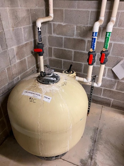 Pentair Triton II Commercial Sand Filter, Pump & Flow Valve
