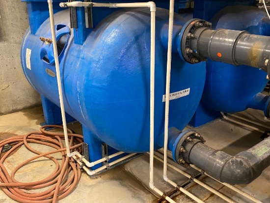 Neptune Benson Tank and Gauges, Model: (5)4872SHFFGSD-10 Filter Tank, 138.5 Sq.Ft., Rate 12.6 GPM