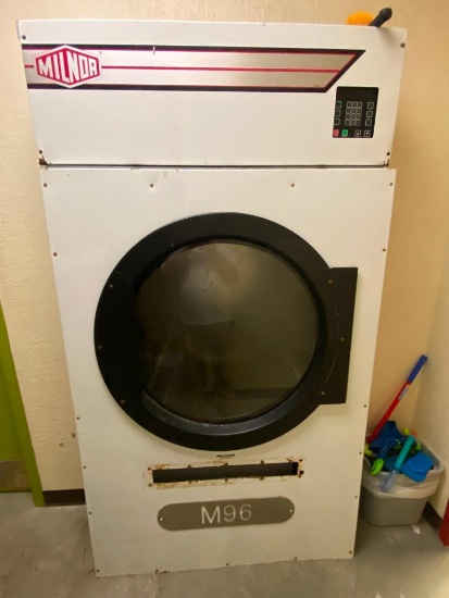 MILNOR Model: MLG-96D Commercial Front Load Dryer - As-Is - Does Not Work
