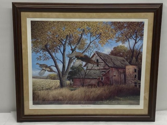 "Ringneck Hideout" by John Mayer, Signed, Framed, 27-3/4in x 22-5/8in No. 236/500 Signed, Numbered