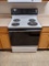 Hotpoint Electric Range/Oven - Stove, Black & White