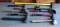 Hammers & Clamps, Pry Bar, Axe, Several Types of Hammers, Pry Bar, 2 Clamps