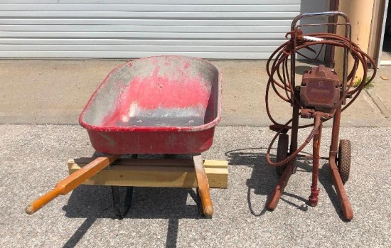 Magnum X7 True Airless Paint Sprayer & Wheel Barrow