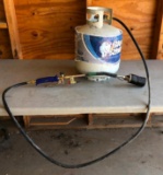 Propane Weed Burner and Propane Tank