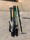 Tile Spade, Post Hole Digger, Hoe