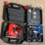 Black & Decker Jig Saw and Heat Gun, 2 Electric Tools w/ Cases