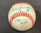 (2) Baseballs w/ Autograph by Gregg Olson, Dennis Rasmussen and Bobby Richardson