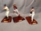 (3) The Danbury Mint Baseball Player Statues - Al Kaline, Ozzie Smith & Pedro Martinez - Bat