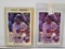 (2) 1990 Leaf #245 Ken Griffey Jr. Baseball Cards