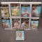 Lot of 9; Topps Baseball Cards - See Pictures