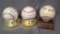 (3) Baseballs w/ Autographs by Maury Wills, Gregg Olson & Dennis Rasmussen