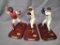 (3) Danbury Mint All Star Figurines - Johnny Bench, Roberto Clemente & Cal Ripken Jr.