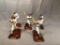 (5) Danbury Mint Baseball Player Statues - Yastrzemski, R Jackson, M Rivera, Banks, Mantle