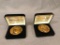 (2) The Highland Mint Numbered Limited Edition Brass Coins - Nolan Ryan & Babe Ruth