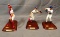 (3) The Danbury Mint Baseball Player Statues - Ivan Rodriguez, Omar Vizquel, Alex Rodriguez