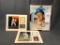 (3) Collectible Baseball Star Paintings w/ COA - 