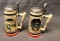 (2) Legends of Baseball Beer Steins - Babe Ruth & Lou Gehrig