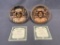 (2) Collectible Baseball Star Plaques w/ COA - Babe Ruth & Lou Gehrig