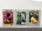 Lot of 3; 1983 Tony Gwynn Rookie Cards - Topps #482, Donruss #598 & Fleer #360