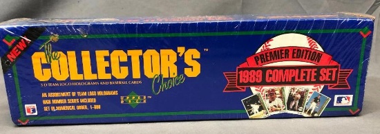 Upper Deck The Collector's Choice Premier Edition 1989 Complete - 3D Team Logo Holograms & Baseball