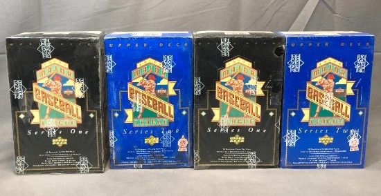 (4) 1993 Upper Deck wax packs - Major League Baseball Series Two - Factory Sealed