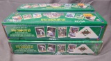 (4) 1990 Topps The Collector's Choice Complete Sets - 3D Team Logo Holograms & Baseball Cards -