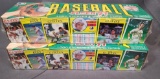 (2) 1991 Fleer Baseball Logo Stickers & Trading Cards - Factory Sealed