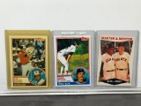 Lot of 3; Topps Baseball Cards - 1983 #498 Wade Boggs Rookie Card, 1983 #163 Cal Ripken & Master &