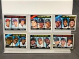 Lot of 6; Topps Baseball Leaders' Cards - See Pictures