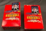 (2) SCORE 1988 Major League Baseball Wax Packs - (17) Player Cards & (1) Magic Motion Trivia Cards