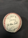 Personally Signed Baseball on Mickey Owen Baseball School - Miller, Missouri