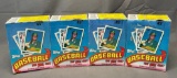 (4) 1989 Topps Baseball Bubble Gum Cards - Not Sealed