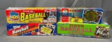 Lot of 4; Topps Baseball Cards - 1987 The Official Complete Set & The '90s Complete Sets