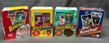 (4) '90s Baseball Cards - Topps Bubble Gum Cards & Donruss Cards - Not Sealed