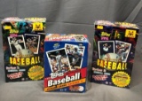 Lot of 3; 1993 & 1995 Topps Major League Baseball Cards - Factory Sealed