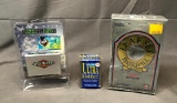 Lot of 3; 1992 Donruss LEAF Set Series I, 1991 Fleer Ultra Update Logo Stickers and Trading Cards &