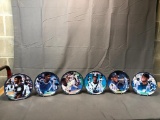 (6) Bradex Ken Griffey JR. - King of the Majors by Chris Hopkins Numbered Collectible Plates