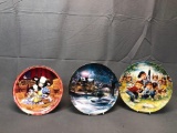 (3) Assorted Limited Edition Collectible Plates