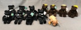 (12) Salvino's Bammers & Beanie Baby Original Collectible Bears for Baseball Players