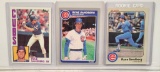 (3) Ryne Sandberg Baseball Cards - 1984 Topps #596, 1985 Fleer #65, 1983 Fleer #507