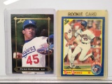 Lot of 2; 1992 Leaf #BC-3 Pedro Martinez, 1990 Score #637 Juan Gonzalez