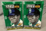 (2) 1994 Upper Deck The Collector's Choice Series One Wax Packs - Factory Sealed