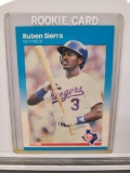 1987 Fleer #138 Ruben Sierra Rookie Card